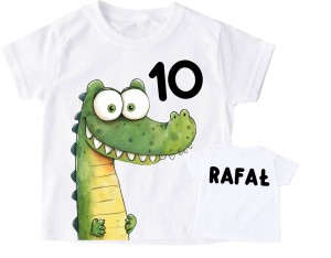 Koszulka dla dziecka na 10 urodziny z imieniem