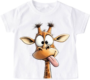 KOSZULKA Z ŻYRAFĄ - wzór żyrafa