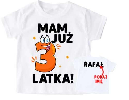 KOSZULKA NA 3 urodziny mam 3 latka.webp