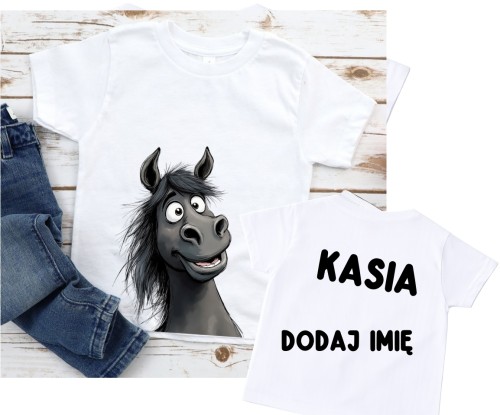 Koszulka z koniem dla dziecka - konik1-1