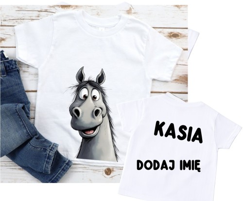 Koszulka z koniem dla dziecka - konik1-3