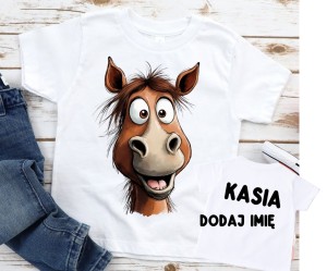 Koszulka z koniem dla dziecka - konik1-11