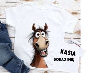 Koszulka z koniem dla dziecka - konik1-12