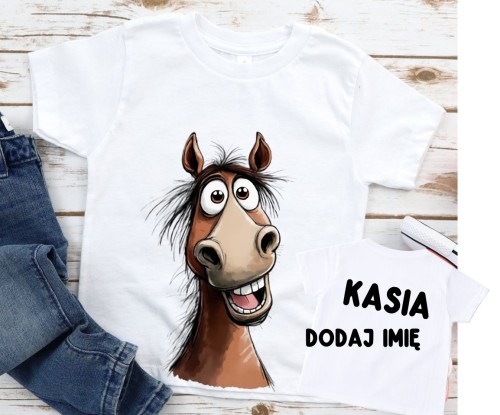 Koszulka z koniem dla dziecka .jpg