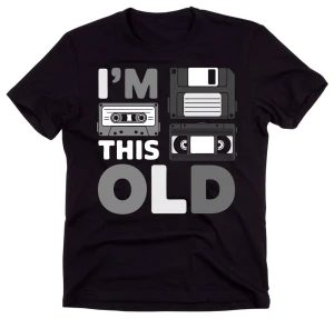 Męska koszulka i'm this old - IDEALNA NA PREZENT NA URODZINY 