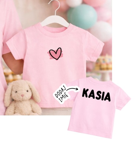Koszulka dla dziewczynki z serduszkiem i imieniem.jpg