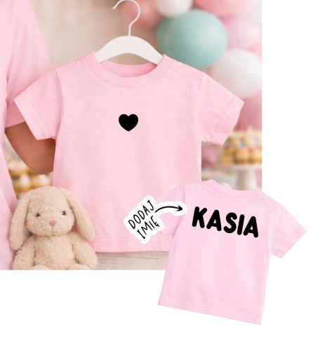 Koszulka dla dziewczynki z serduszkiem i imieniem.jpg