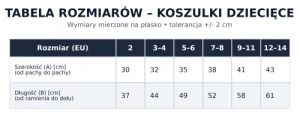 TABELE ROZMIARÓW KOSZULKI DZIECIĘCE - NOWA .webp