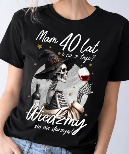 Damska koszulka na 40 urodziny - MAM 40 LAT .webp