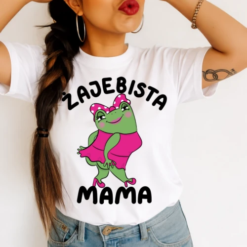 Koszulka dla mamy - ŻAJEBISTA MAMA