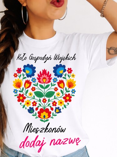 Koszulka dla koła gospodyń wiejskich z sercem .jpg