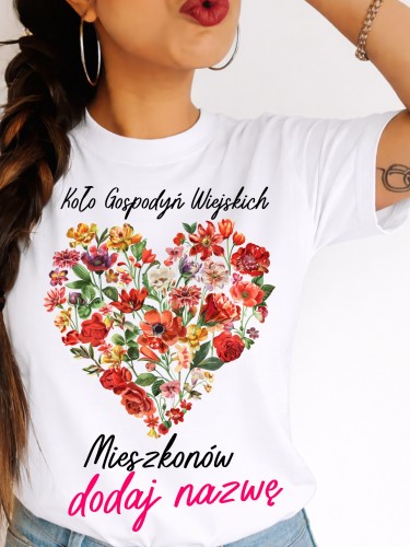 Koszulka dla koła gospodyń wiejskich z sercem .jpg