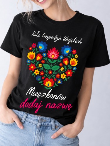 Koszulka dla koła gospodyń wiejskich z sercem .jpg