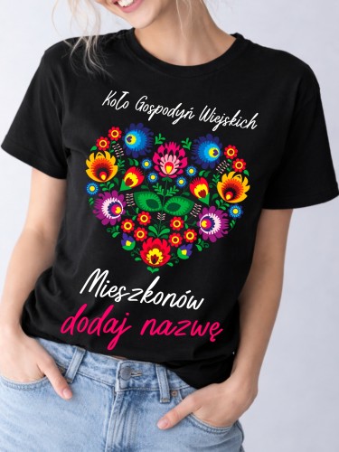Koszulka dla koła gospodyń wiejskich z sercem .jpg