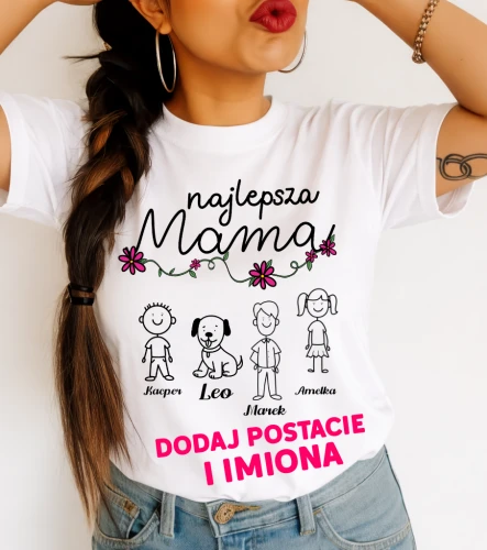Koszulka dla Mamy - NAJLEPSZA MAMA.webp
