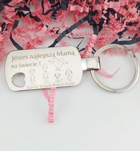 Breloczek dla Mamy - JESTEŚ NAJLEPSZA MAMĄ NA ŚWIECIE .webp