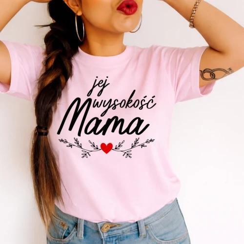 Koszulka dla Mamy - jej wysokość mama .webp