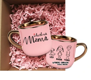 Kubek dla Mamy MAMA IDEALNA z imionami dzieci .webp