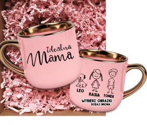 Kubek dla Mamy MAMA IDEALNA z imionami dzieci .webp