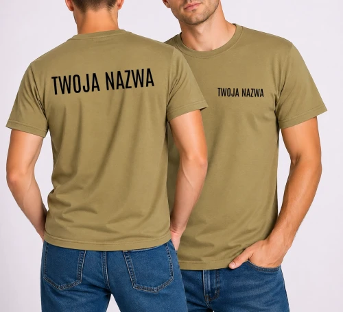 Koszulka reklamowa z nazwą firmy w kolorze  Amazonia Green.webp