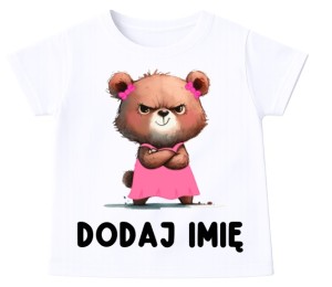 Koszulka dla dziewczynki z imieniem