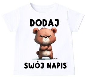 Koszulka dla chłopczyka z własnym napisem 