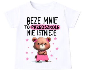 Koszulka dla DZIEWCZYNKI DO PRZEDSZKOLA 
