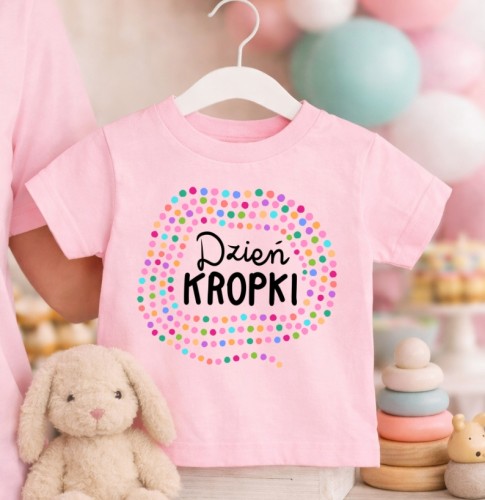 Koszulka dla dziewczynki na Dzień Kropki .jpg
