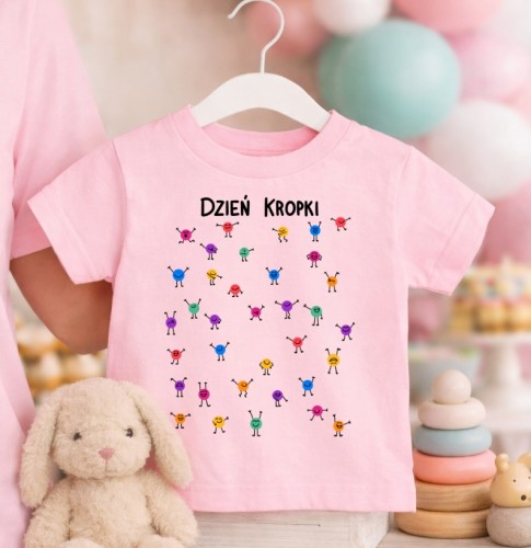 Koszulka dla dziewczynki na Dzień Kropki .jpg