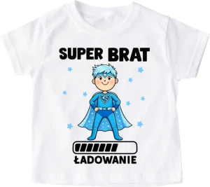  Koszulka dziecięca ''SUPER BRAT- ŁADOWANIE''