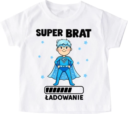 Koszulka dziecięca ''SUPER BRAT- ŁADOWANIE''