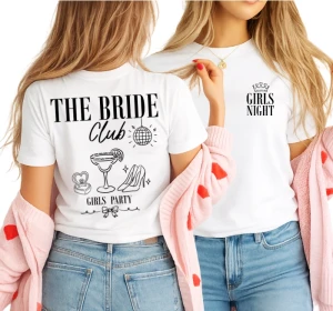 KOSZULKA NA WIECZÓR PANIEŃSKI ''THE BRIDE CLUB''