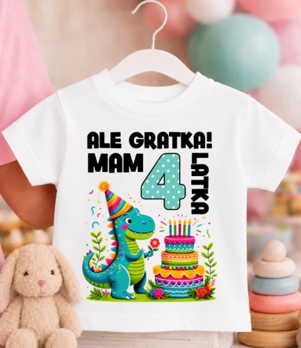 KOSZULKA DZIECIĘCA ALE GRATKA MAM 4 LATKA.webp