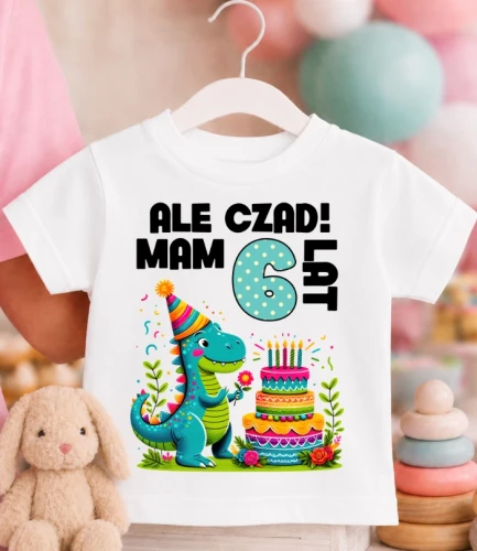 KOSZULKA DZIECIĘCA ALE CZAD MAM 6 LAT.webp