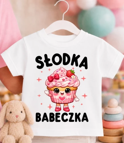 Koszulka dziecięca ''SŁODKA BABECZKA'' BABECZKA
