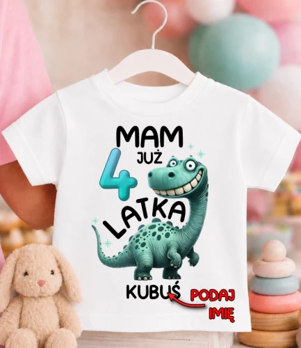 KOSZULKA DZIECIĘCA NA 4 LATKA Z IMIENIEM.webp