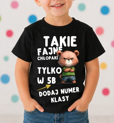 Koszulki dla kolegów z klasy na Dzień Chłopaka - TAKIE FAJNE CHŁOPAKI TYLKO.webp
