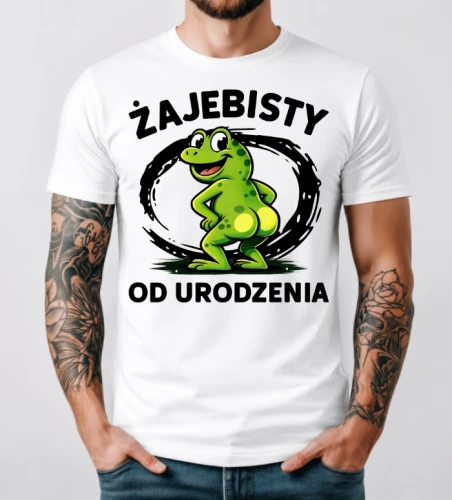 koszulka na dzień chłopaka żajebisrty od urodzenia.webp