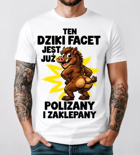 koszulka na dzień chłopaka ten dziki facet jest.webp
