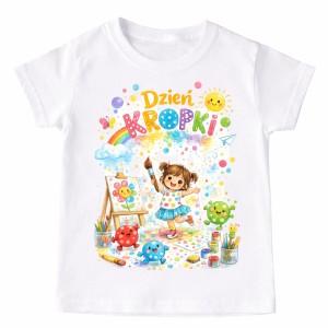 Koszulka na DZIEŃ KROPKI dla dziecka - wzór kropka7