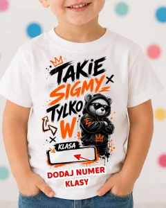 Koszulki dla kolegów z klasy na Dzień Chłopaka Z NUMEREM KLASY