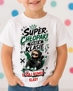 Koszulki dla kolegów z klasy na Dzień Chłopaka Z NUMEREM KLASY