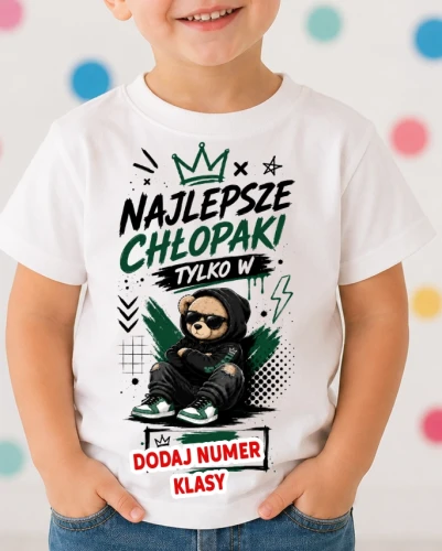 Koszulki na Dzień Chłopaka z numerem klasy .webp