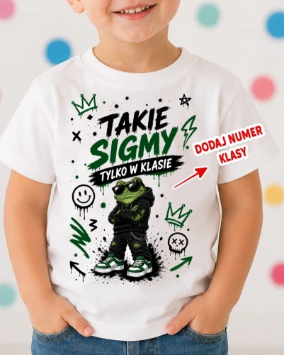 Koszulki na Dzień Chłopaka z numerem klasy takie sigmy tylko w klasie cxcxzc.webp