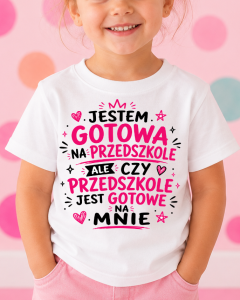  Koszulka dla dziewczynki do przedszkola