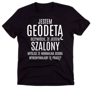 koszulka na prezent dla geodety 