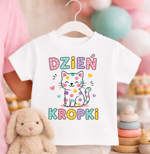 Koszulka dla DZIEWCZYNKI NA DZIEŃ KROPKI CVXVXCVXCVghkm.png
