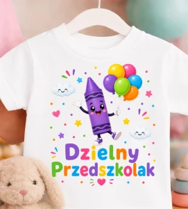  Koszulka na pasowanie na przedszkolaka