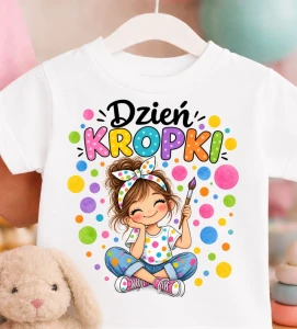 Koszulka w kropki dzień kropki