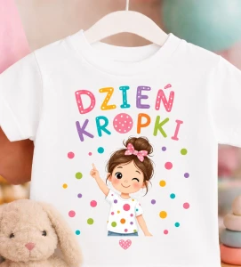 Koszulka w kropki dzień kropki